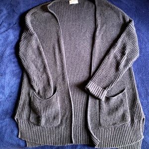 Universal Thread Oversized Open Waffle Cardigan